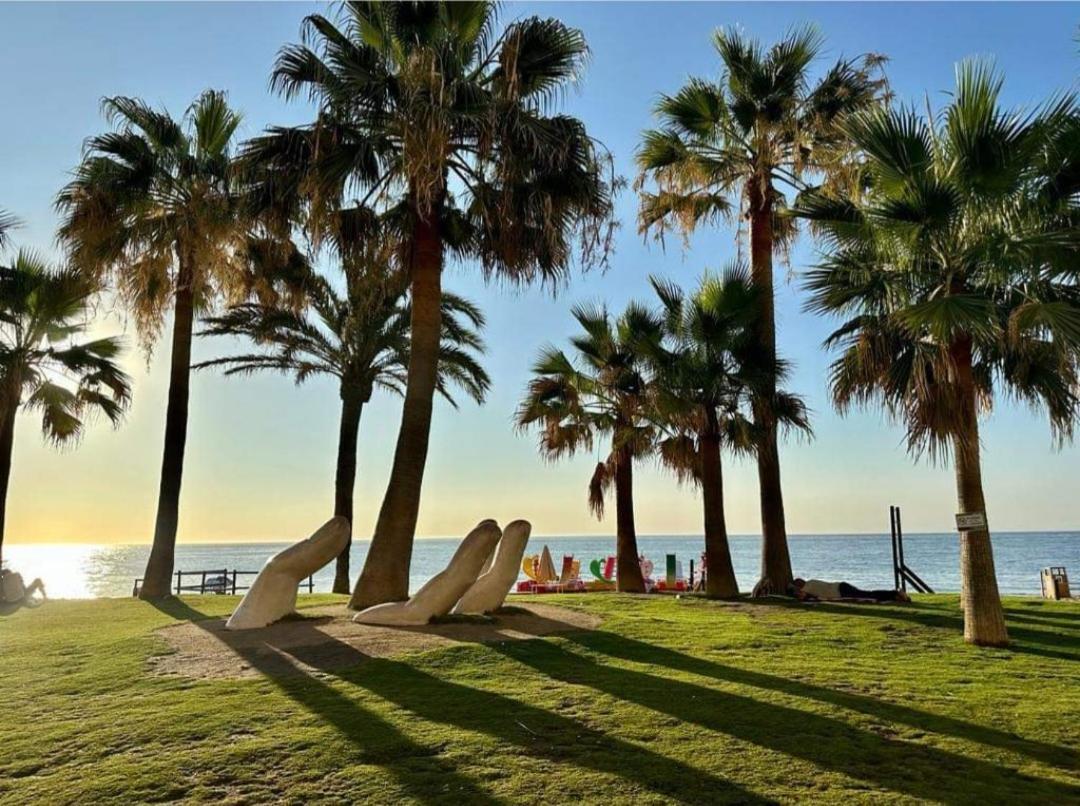 Luxury Beachfront Apartment With Pool, Sauna, Fitness And Gym In Province Malaga, Andalusia Mijas Exterior foto